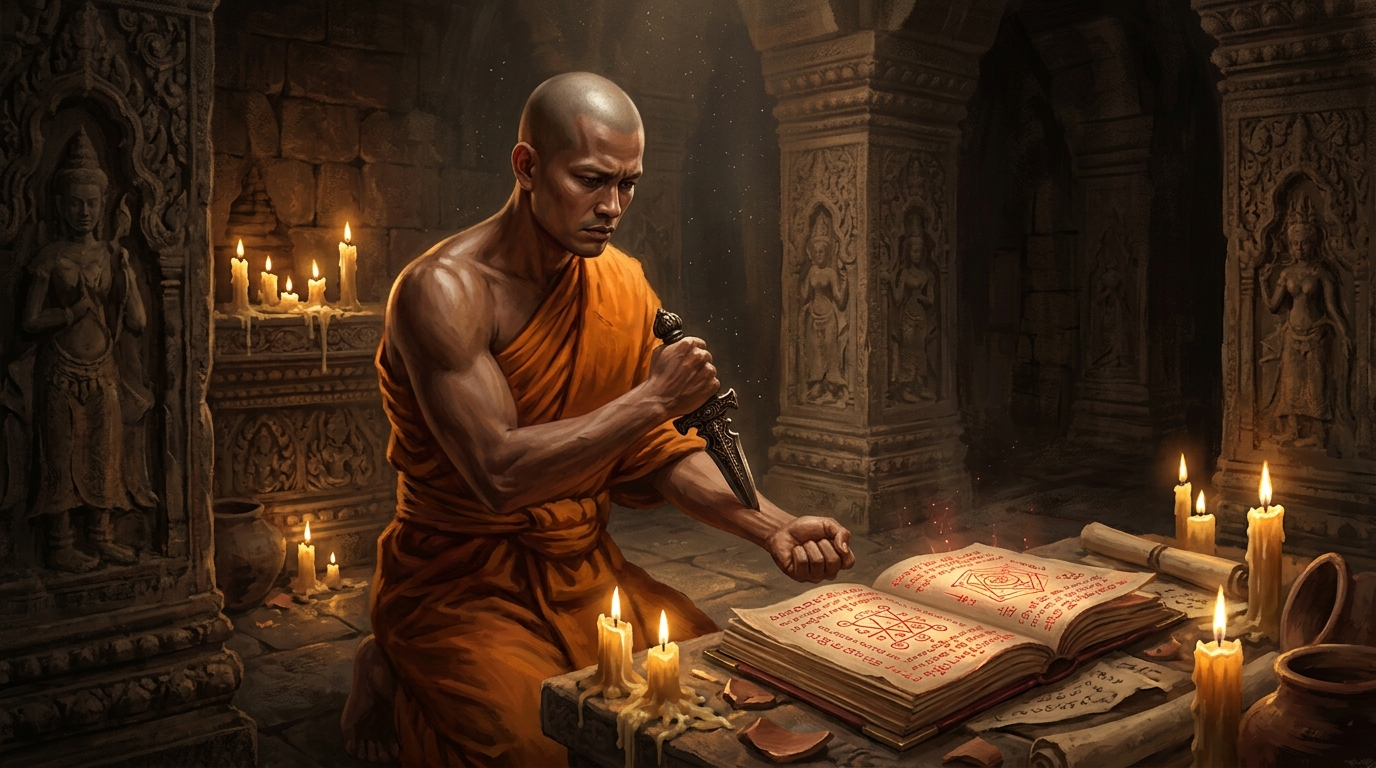 គម្ពីរស្បែកមនុស្ស និងកិច្ចសន្យាលោហិត — The Crypt & The Blood Covenant